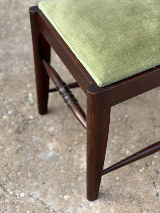 Image 1 of Set van 6 Art Deco Stoelen Toegeschreven aan Gaston Poisson 1940