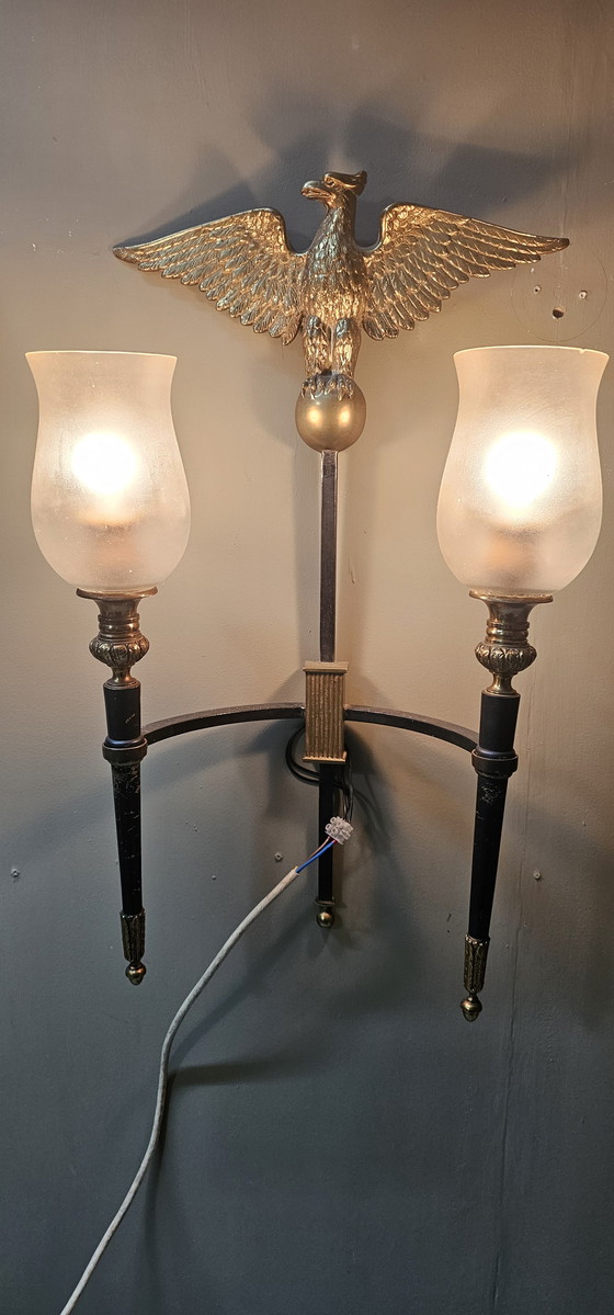 Image 1 of 2 wall lamps early 20th century