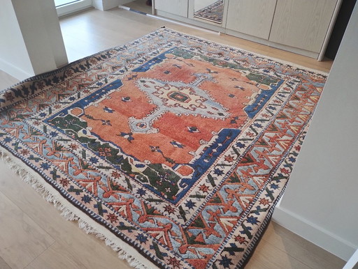 Authentiek handgeknoopt Perzisch Heriz tapijt (Azerbeidzjan) – 230 x 202 cm – vloerkleden en tapijten, Wool