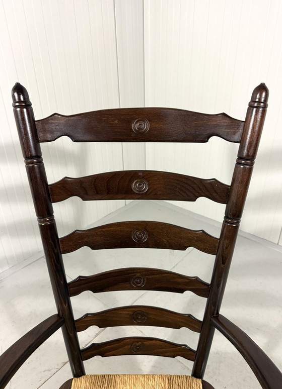 Image 1 of Rustikaler, brutalistischer Hochleiterstuhl aus den 1960er Jahren