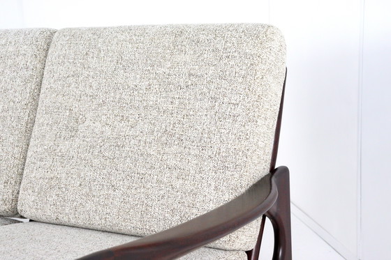 Image 1 of 3 seater sofa vintage reupholstered