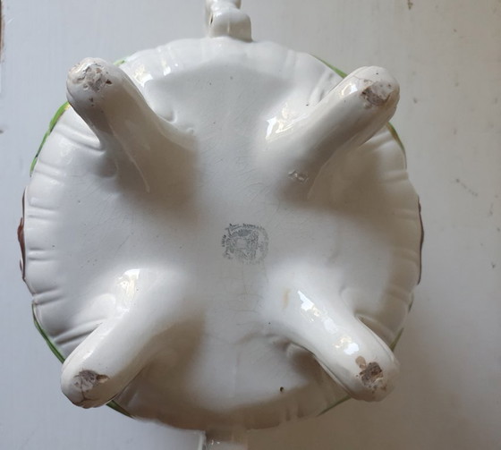 Image 1 of Antique Flowerpot Nimy (Belgium) – Rococo Style – ca. 1900