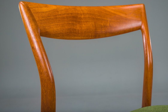 Image 1 of Set eetkamerstoelen van teak toegeschreven aan R. Borregaard voor Viborg, 1970