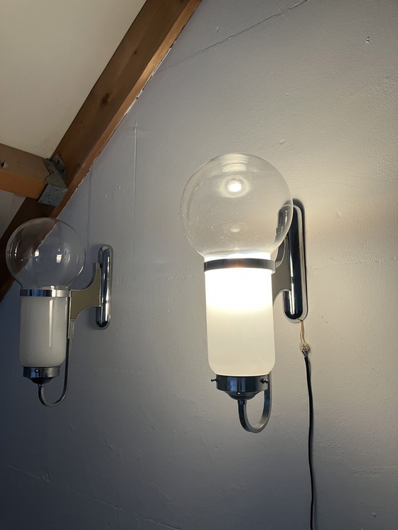 Image 1 of Ensemble vintage d'appliques design italiennes des années 1950/60