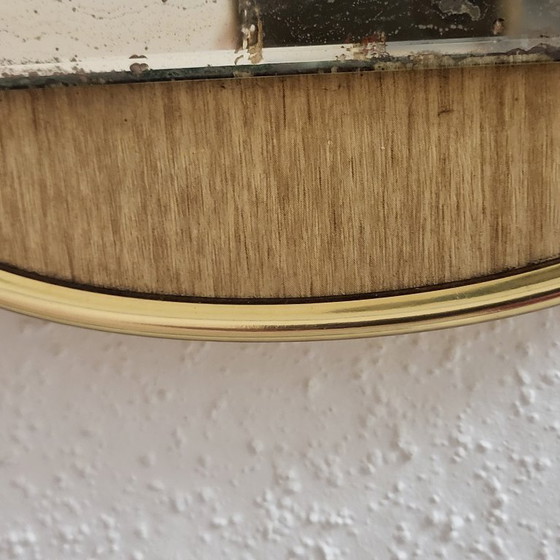 Image 1 of Scandinavian rearview mirror in Formica and beveled glass, 1950-60