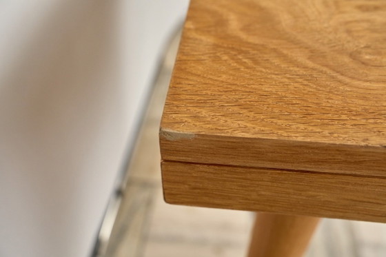 Image 1 of Extendable Oak Dining Table by Jitona, 1960s Czechoslovakia