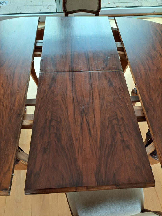 Image 1 of Set da pranzo in stile Luigi XV - 4 sedie