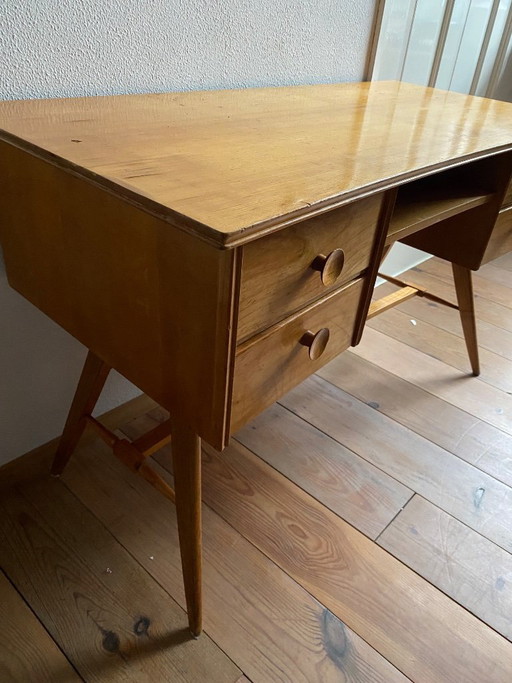 Vintage birch desk