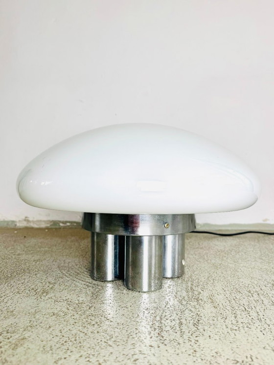 Magnolia Lamp by Sergio Mazza & Giuliana Gramigna for Quattrifolio, Italy, 1970s – Table lamps, Metal (photo 5 of 6)