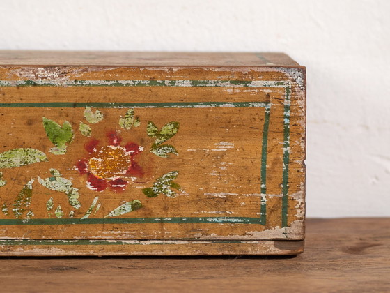 Scatola orientale antica gialla dipinta a mano (c.1900) #25 – Oggetti decorativi (photo 32 of 40)