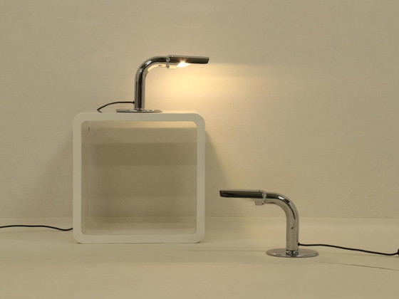 Image 1 of Set di 2 lampade da tavolo modello Gulp di Ingo Maurer, Germania, anni '60