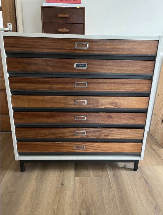 Image 1 of Teken-/ladekast scolastico vintage 