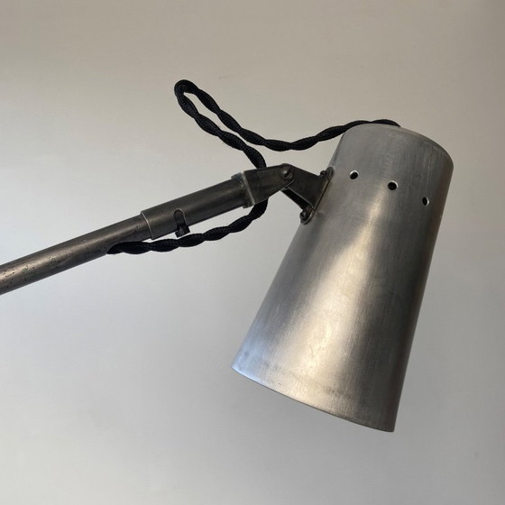 Image 1 of ANTIQUE 1950S INDUSTRIAL WORKSHOP SCONCE
