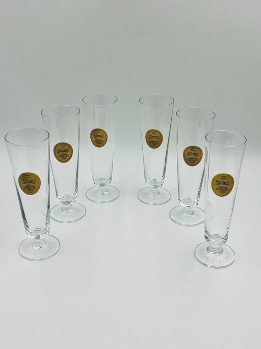 Lot de 6 verres flûtes à bière Loburg