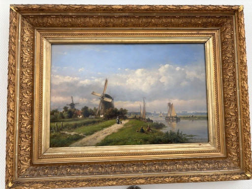 Dipinti Estate e Inverno di L.J. Klein (1817-1897)