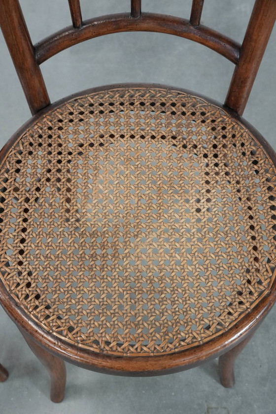 Image 1 of 6 x Wooden vintage bistro chair, Jacob & Josef Kohn Wien