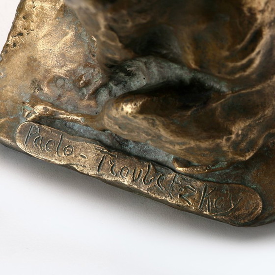 Image 1 of Bronze Dog by Paolo Petrovitch Troubetzkoy