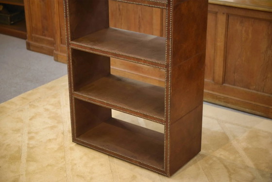 Genietetes Kunstlederregal – Wandregal, Vintage (photo 3 of 9)