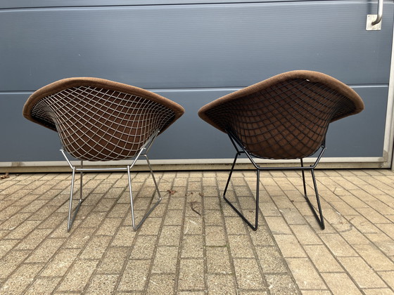 Image 1 of 2 chaises originales Knoll Bertoia Diamond