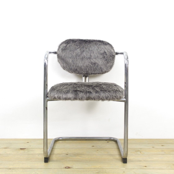 Image 1 of Chaise vintage en faux cuir, Espagne, 1970