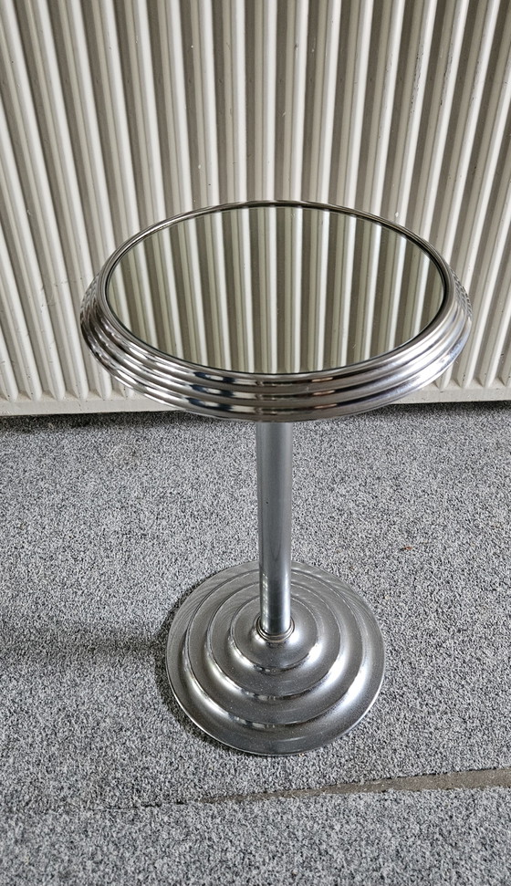 Image 1 of Ensemble de tables d'appoint chromées à miroir