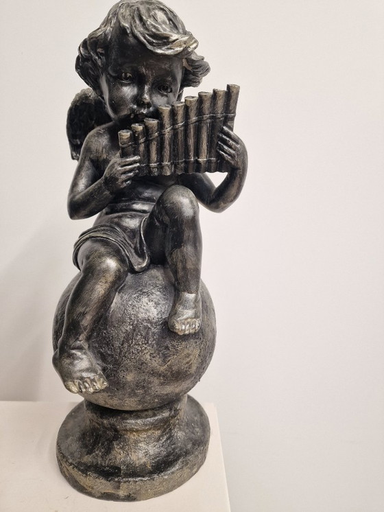 Image 1 of 2 x cerubim angel figurines