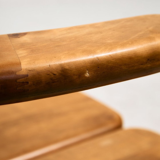 Image 1 of MK10590 Set da pranzo in legno di ontano di Erwin Berghammer per Team 7, Set di 7