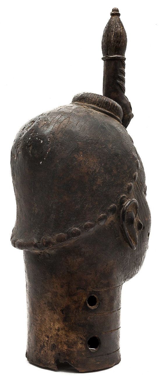 Image 1 of Tête En Bronze Oni Ifé