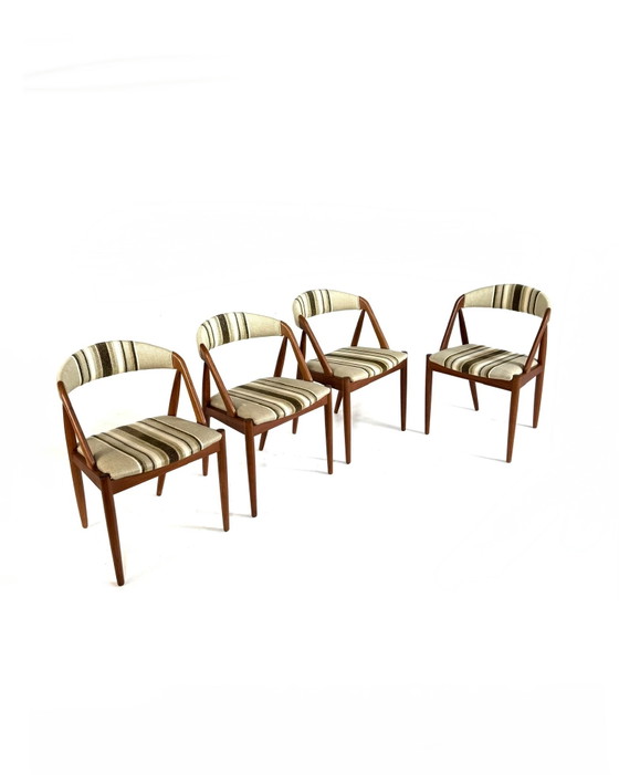 Image 1 of Set di 4 sedie da pranzo vintage, Kai Kristiansen '60