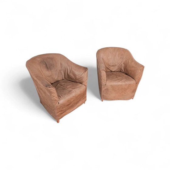 2 x Fauteuil Doralice par Antonio Citterio / Paolo Nava / années 1980 – Retro (photo 2 of 13)