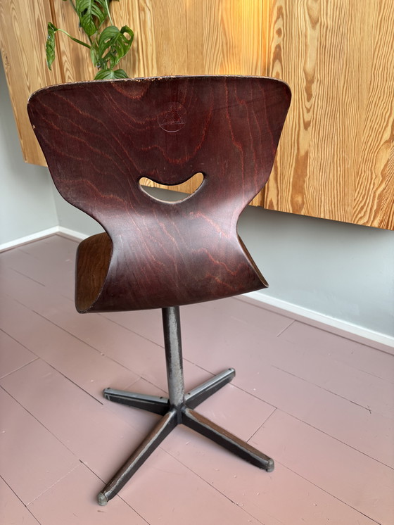Image 1 of Vintage Galvanitas school chair, Pagholz 15104 'Smiley'