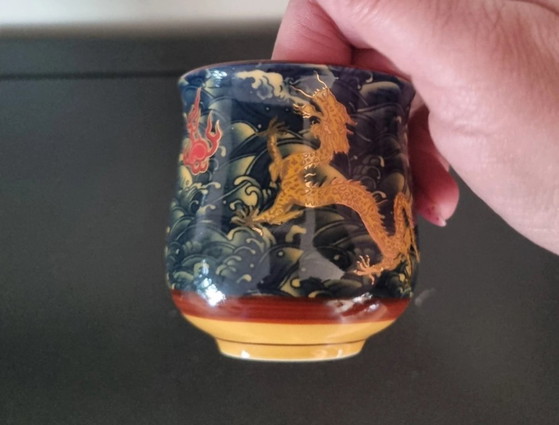 Belle vaisselle de thé en porcelaine chinoise – Chinoiserie (photo 5 of 8)
