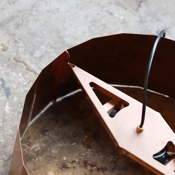 Image 1 of Lámpara colgante plisada de cobre Piet Hein Eek