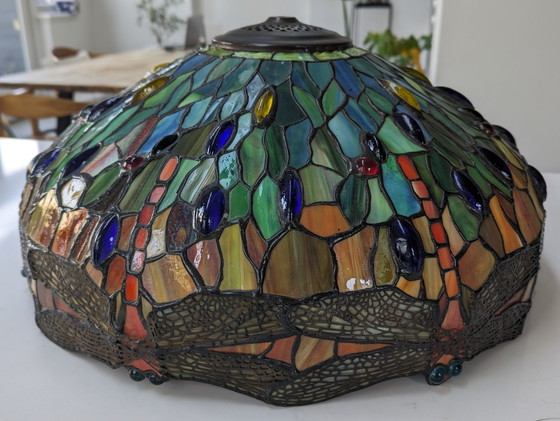 Image 1 of Libelle Tischlampe im Tiffany-Stil