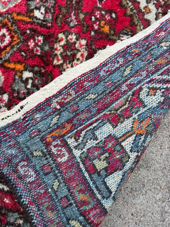Small antique Hamadan Persian rug, Rugs & carpets, Wool, Red (photo 7 of 15)