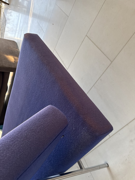 Image 1 of Divano/divano letto di design Spectrum di Mart Visser – design moderno olandese – acciaio e rivestimento blu