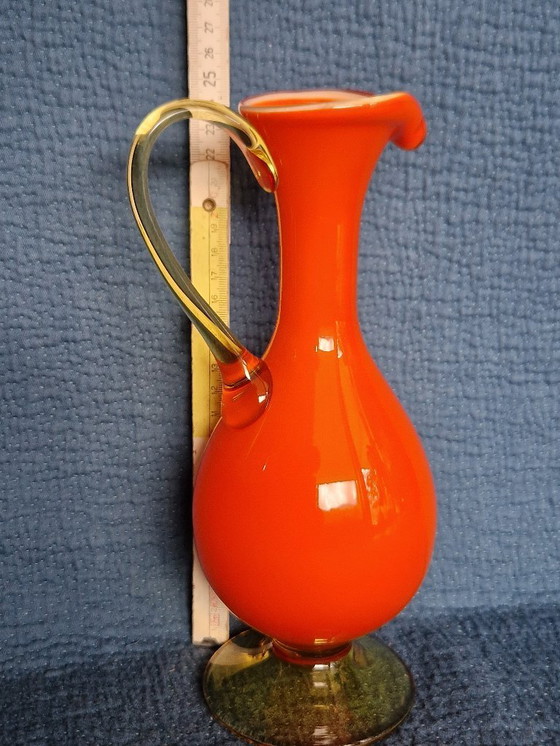 Image 1 of Glass carafe-amphorae from Cristallerie Empoli