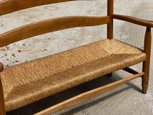 Bank für Handwerker und Handwerker der Lozère für Jean Touret, 1950 – verstelbare relaxstoel, Wood (photo 2 of 13)