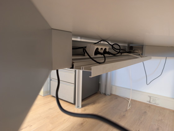 Image 1 of Bulo bureau met 2x Artemide Tolomeo bureaulamp