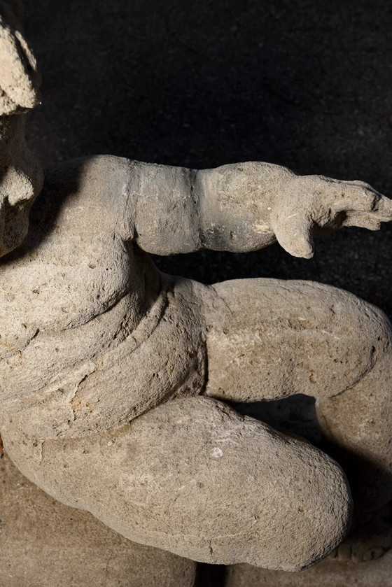 Late 19th Century Italian Carved Stone Putto – Sculpture, Vintage (photo 34 of 39)