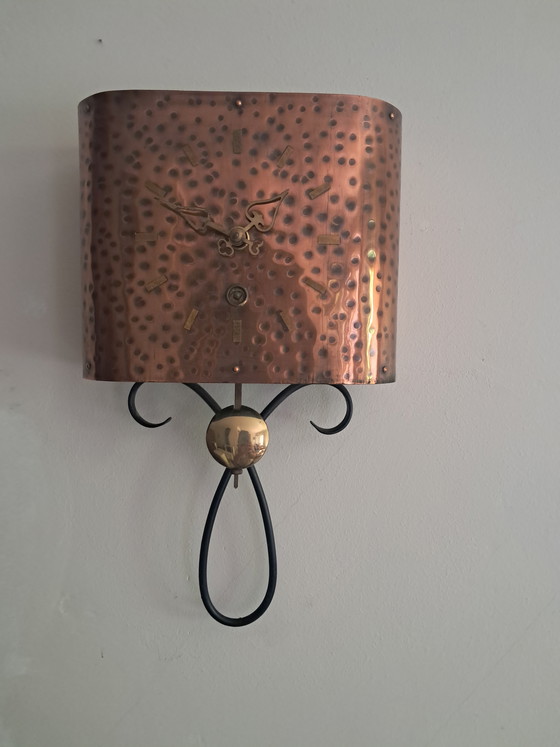 Image 1 of Small copper clock