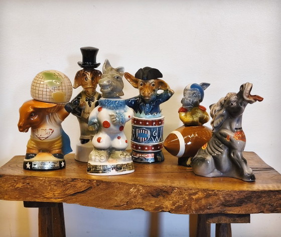 Image 1 of Zoomorphe Eselflasche aus Keramik von Casa Nuova Boccaccio, Italien, 1960er Jahre