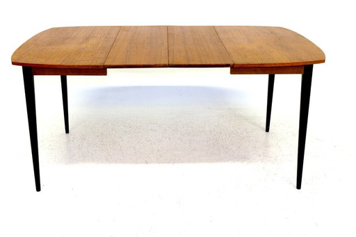 Table de salle à manger scandinave en teck, Suède, 1960