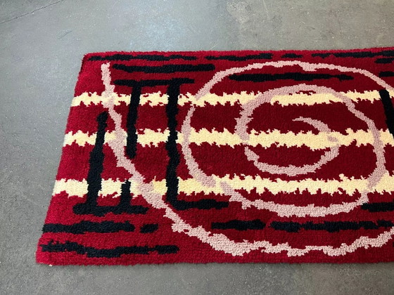 Image 1 of 60er 70er Jahre Läufer Teppich Carpet Rug Space Age Dänemark Danish Design