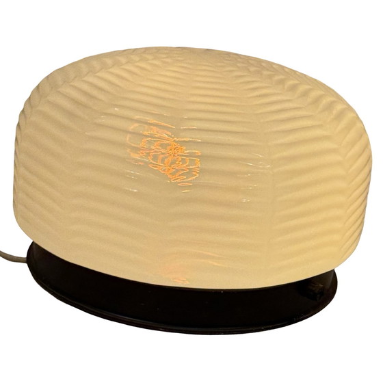 Image 1 of Art Déco (stile) - Lampada da soffitto con vetro opalino - Cecoslovacchia, circa anni '70 - MCM / Vintage