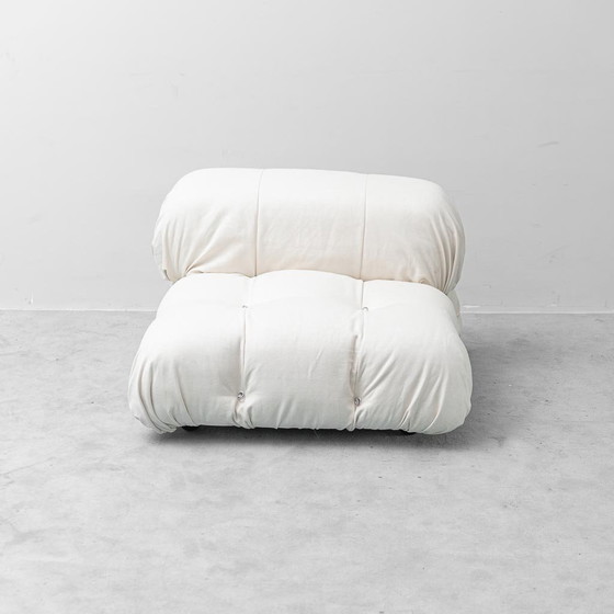 Fauteuil Camaleonda de Mario Bellini pour B&B Italia – Lin Couleur Crème, Années 70 – Design (photo 3 of 9)