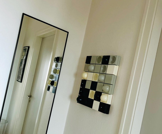 Image 1 of Pannello murale vintage danese Flemming Hvidt "Multi Art" di Quality System, Pop Art anni '70, arredamento moderno