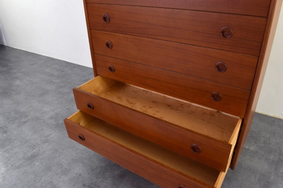 Image 1 of Mid-Century Danish Teak Chest of Drawers, 1960s.