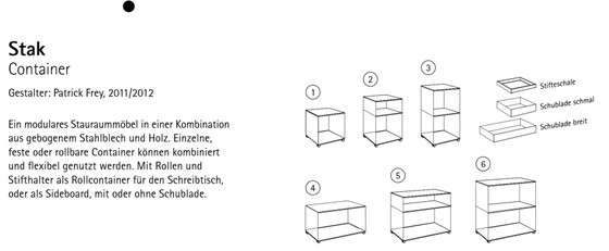Contenitore STAK 5 + Cassetto di Richard Lampert – Credenze, Metallo, Legno (photo 5 of 5)