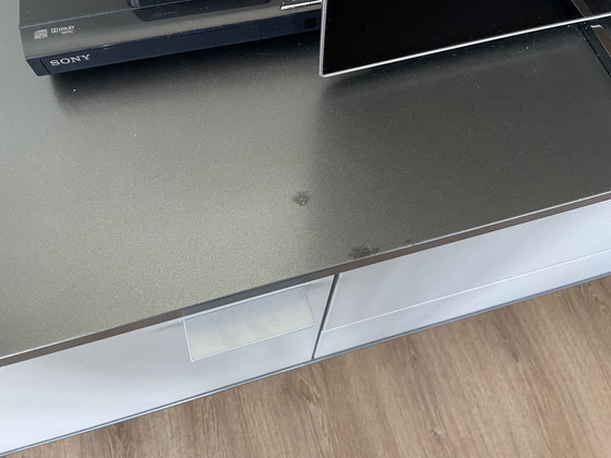 Image 1 of Armoire murale Interstar composée de 3 éléments bas (2 armoires et 1 tiroir large) et de 2 armoires hautes